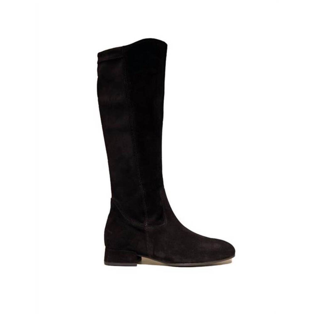 NEW GABOR women's suede tall boots in black schwartz